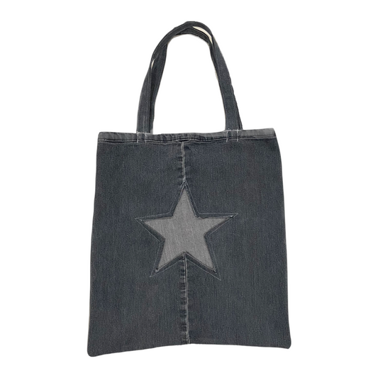 Grey Star Tote Bag